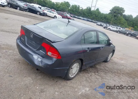 2006 Honda Civic Hybrid z USA, uszkodzony, nr VIN JHMFA36246S019471